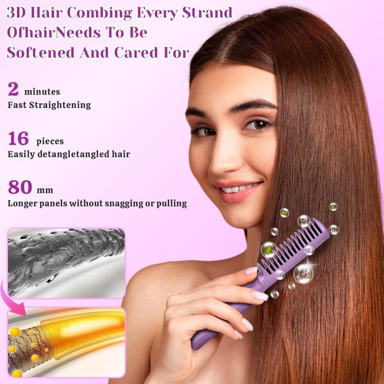 Portable Mini Hair Straightener Cordless & Rechargeable